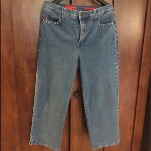 NYDJ Studded Jeans Size 8 Free Shipping